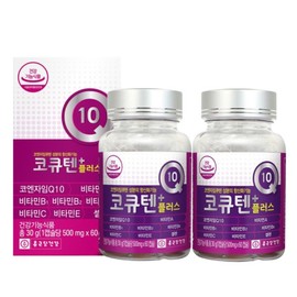 Chong Kun Dang Health CoQ10 Plus 60 Capsules / 종근당건강 코큐텐 플러스 60캡슐 X 2개