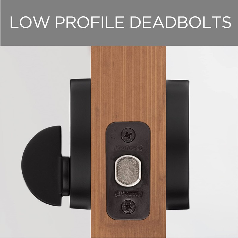 Kwikset 991 Pismo Keyed Entry Knob and Single Cylinder Deadbolt