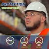 JORESTECH Safety Glasses, ANSI Z87+ Compliant, Wraparound Clear Impact-Resistant Polycarbonate