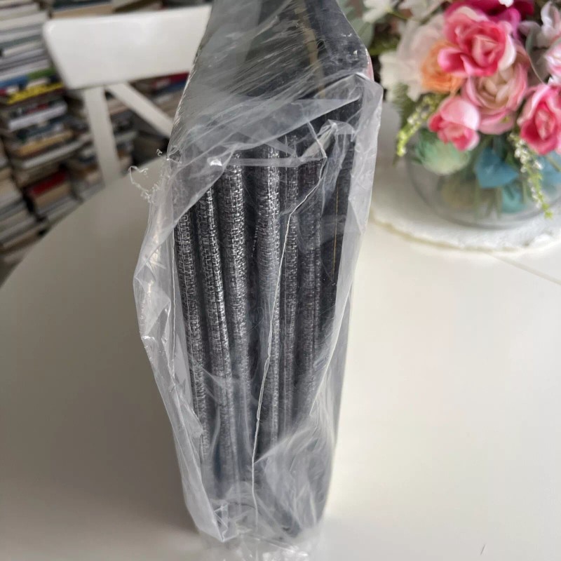 PRANDOM Large Collapsible Storage Bins without Lids 3-Pack Linen Fabric