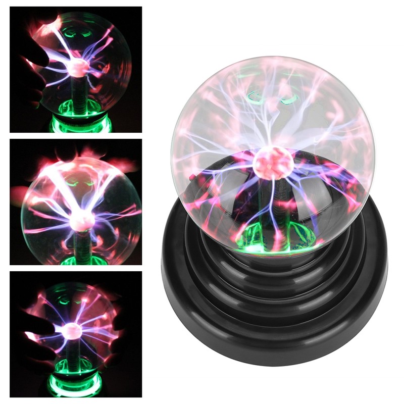 Plasma Light Ball Shape USB Night Lamp Home Desktop Ornaments