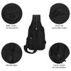 HUNTVP Tactical Chest Bag Molle Chest Sling Pack Backpack with