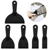Plastic Spatula Set 5 Pieces, Wallpaper Scraper Tool, Wall Filler