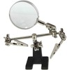 WWZMDiB Helping Hand Magnifier Adjustable 5X Magnifying Glass,with Dual Adjustable