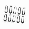 20 PCS Zipper Pulls, Black Zipper Pull Replacement for Backpack,