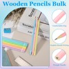 PATIKIL Triangle Wooden Pencils Bulk, 24 Pack HB Graphite Pencils