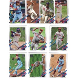 Philadelphia Phillies/Complete 2021 Topps Baseball Team Set (Series 1 and 2) with (23) Cards. *Plus* (3) Bonus Cards: Mike Schmidt/Ryan Howard/Darren Daulton!