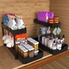 2 Pack Under Sink Organizer 2 Tier Sliding Cabinet Organizers