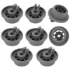 Yorgewd 8-Pack Dishwasher Lower Rack Wheel Replacement 165314 Fit for