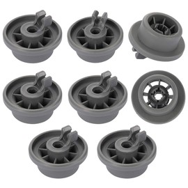 Yorgewd 8-Pack Dishwasher Lower Rack Wheel Replacement 165314 Fit for Bosch Kenmore & Neff Siemens Dishwashers
