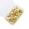JIHUOO Pack of 30 Bee Thumbtacks Pins Decorative Card Nail