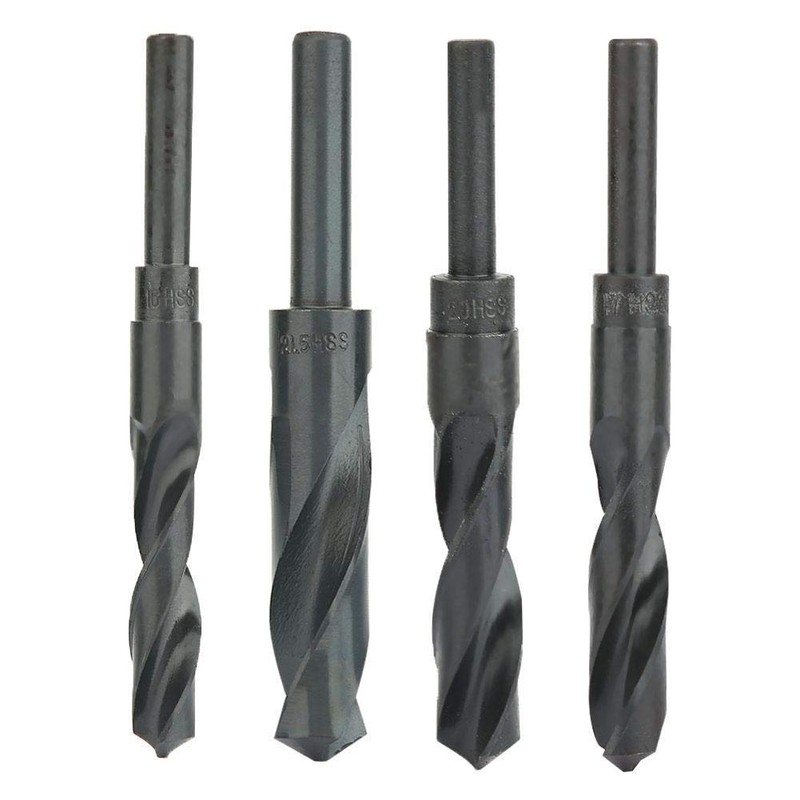 1/2 Inch Spiral Drill Reduced Shank HSS Milling Cutter Spiral