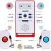 Iseebiz Nurse Call Buzzer, Wireless Chime, 328.4 ft (100 m)