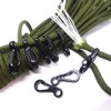 Bytiyar 12 pcs Mini SF Carabiner Clips with Metal Spring