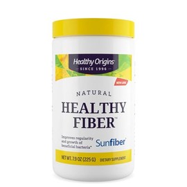 Healthy Origins Healthy Fiber Powder 7.9 oz (225g) - Featuring Sunfiber Partially Hydrolyzed Guar Gum (PHGG) - Supports Digestive Regularity, Intestin