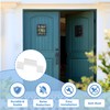 BANLIN 3Pack Storm Door Hinge White Aluminum 1/8 inch Grooved