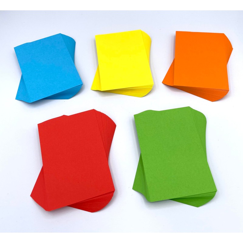 Blank Flash Cards, A6 105 x 148 mm Assorted Intense
