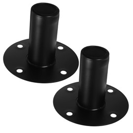 MERRYHAPY 2pcs Speaker Stand Aluminum Alloy Base Speaker Tray for Applications Heavy Duty Support