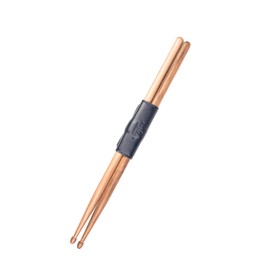 Vegan Leather Drumstick Pouch for Drummers | Secure Snap Button Closure & Rubber Loop | Ideal for Travel and Live Shows (Blue)