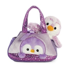 Aurora - Pet Carrier - 7" Pom Pom Purple Carrier