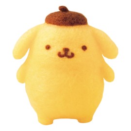 Hamanaka H468-000-112 Wool Felt Kit, Needle Felt, Made with Sanrio Characters POMPOMPURIN Pompompurin
