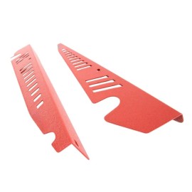 Aftermarket PSP-ENG-550RD Red Fender Shroud Set for 2015-2021 Subaru WRX STI