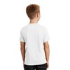 Port & Company - Youth Core Cotton Tee. PC54Y White