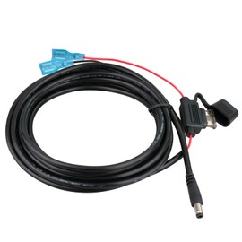 KSK 10FT Trail Camera Power Cord, 5.5x2.1mm DC External Power Cable with 2Amp Fuse,Compatible with Spypoint, Stealth Cam, Moultrie, Muddy, etc