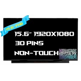 New KrystalPix LCD Display FITS- Replacement Panel XCX -156XFPB00800 V3 for Acemagic x15 15.6" FHD 1920X1080 LCD LED Non-Touch Screen 30 pins Display