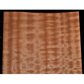 Figured Sapele Raw Wood Veneer Sheet 7 x 46 inches 1/42nd