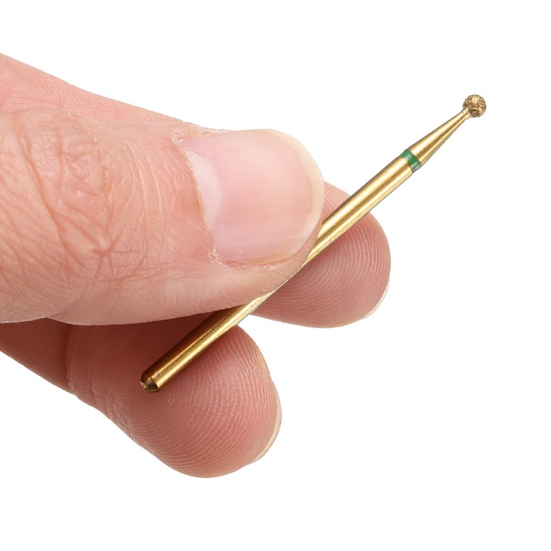 sourcing map 10pcs 100-120 Grits Diamond Grinding Bit 2.3mm Ball