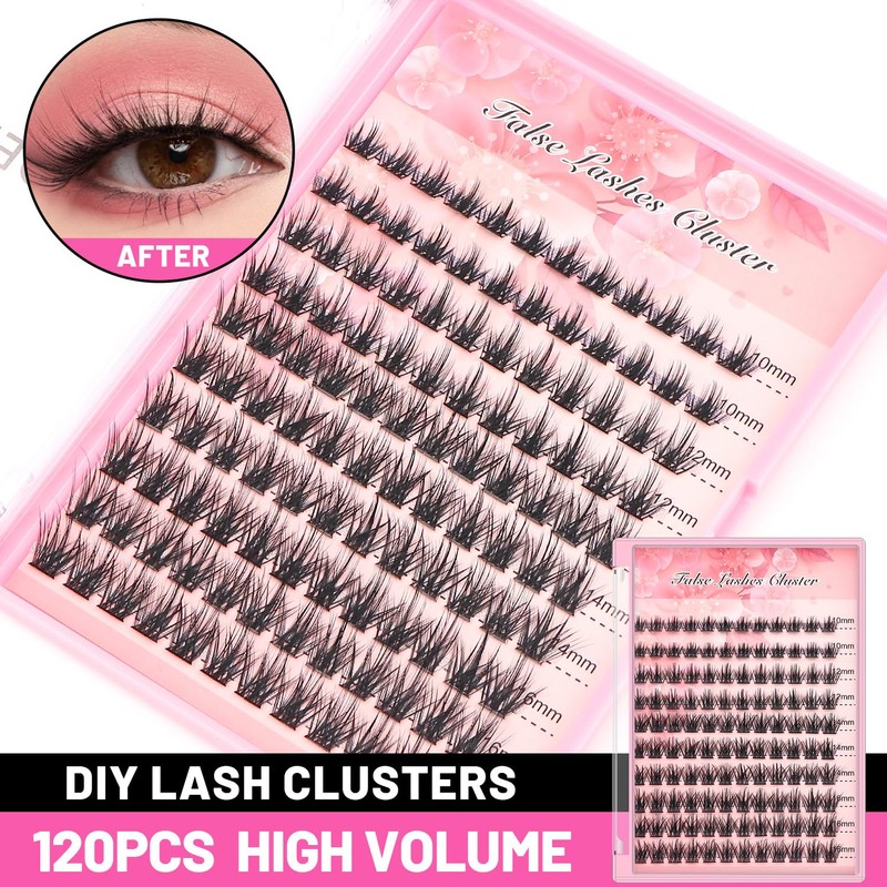 Bodermincer 10-12-14-16mm Mix/14-16-18mm Mix D Curl DIY Clusters Eyelash Extension
