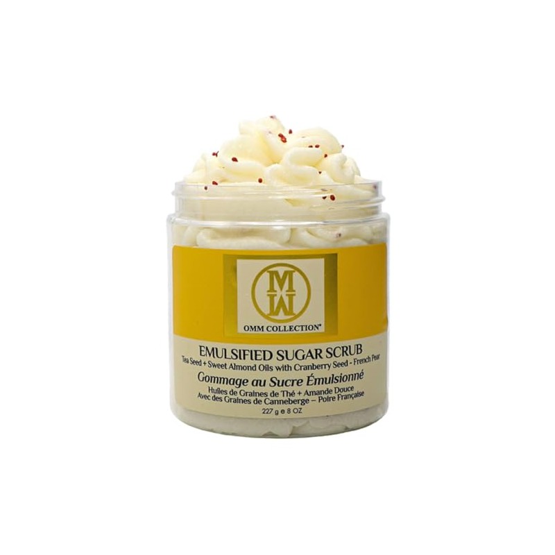 OMM Collection Exfoliante De Azúcar Natural De Pera Francesa: Exfoliante