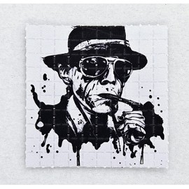Hunter Thompson Blotter Art Psychedelic Art Gift Acid Art 100 Tab Sheet