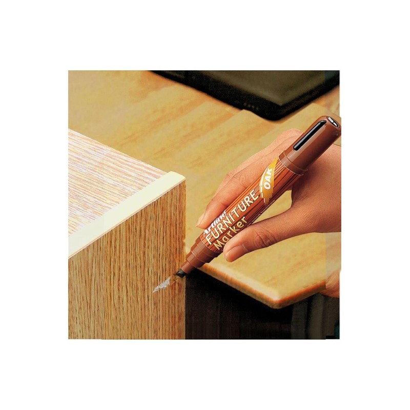 Artline Black Furniture Marker Pen - Touches Up Scratches