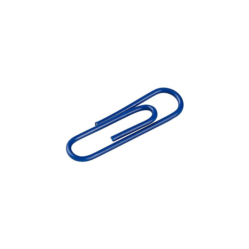 JAM papel® – Clips – Regular y Jumbo Clips, Azul,