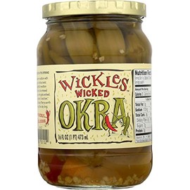 Wickles Wicked Okra, 16 oz