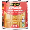 Rustins EAVG1000 1L Outdoor Varnish Gloss - Clear