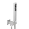 Asyas Chrome Brass High Pressure Hand Held Shower Wand Square