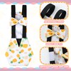6 Pcs Washable Chicken Diapers Reusable Pet Diaper with Bow