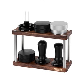 watchget Espresso Coffee Tamper Station Double-Deck Espresso Tamper Storage Stand Rack Fit For 51-58mm Tamper, Distributor