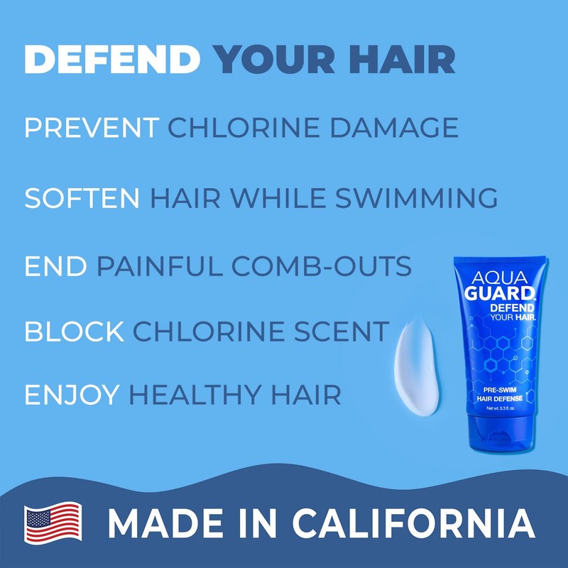 AQUA GUARD Pre-Swim Hair Defense | No More Swim Hair