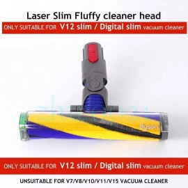 For Dyson Genuine Dyson V12 Detect Slim ~ Laser Fluffy Optic Floor Brush Head 425995-02
