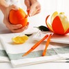 5Pcs Orange Plastic Peeler Remover Multifunctional Easy Open Fast Peeling