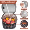 Mancro Breastmilk Cooler Bag, Insulated with Ice Pack, Fits 6