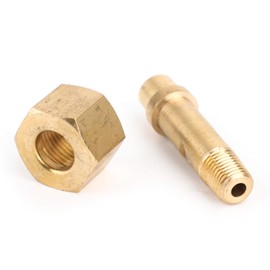 Mad Hornets CGA-540 Nut & 3 Inch Nipple Regulator Inlet Bottle/Cylinder Fittings (Oxygen)