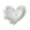 Autism Heart Freshie Mold Silicone Autism Awareness Puzzle Piece 5x4x1”