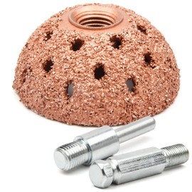 Shineyoo Tire Repair Patch Tools Tire Buffing Wheels 42 mm Tungsten Steel Buffing Wheel with Tire Patch Roller Scraping Cutter for Car Tire Grinding Polishing Accessories Kit