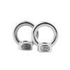 GIVIHGETI Pack of 13 Ring Nuts M6, 304 Stainless Steel