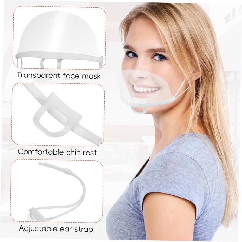 LABRIMP 5sets Facial for Restaurants Chef Nose Cover Comfortable Durable